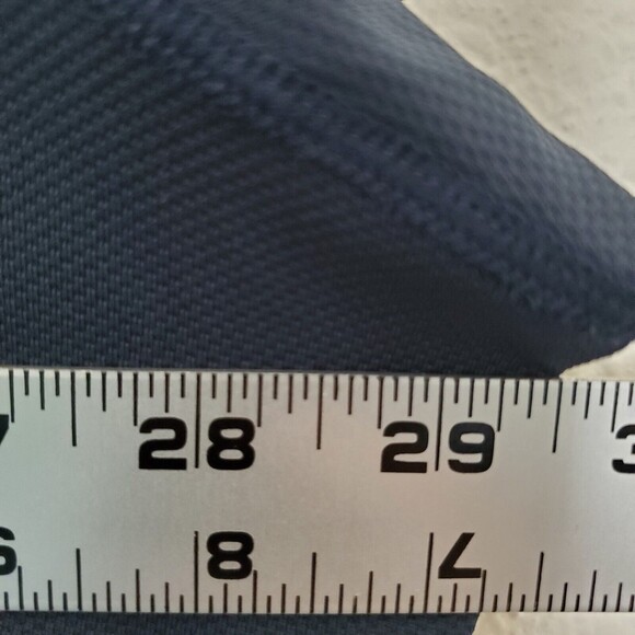 L.L.Bean Shirt Polyester 1/4 Quarter Zip Pullover Long Sleeve Men 3XL Blue Valin - Picture 12 of 14